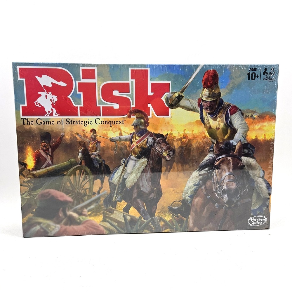 Risk The Game of Strategic Conquest Board Game Hasbro Ages 10+ 2-5 Players